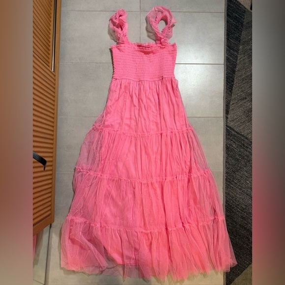 Francesca's Collections Pink Maxi Dress NWT - Picture 5 of 7